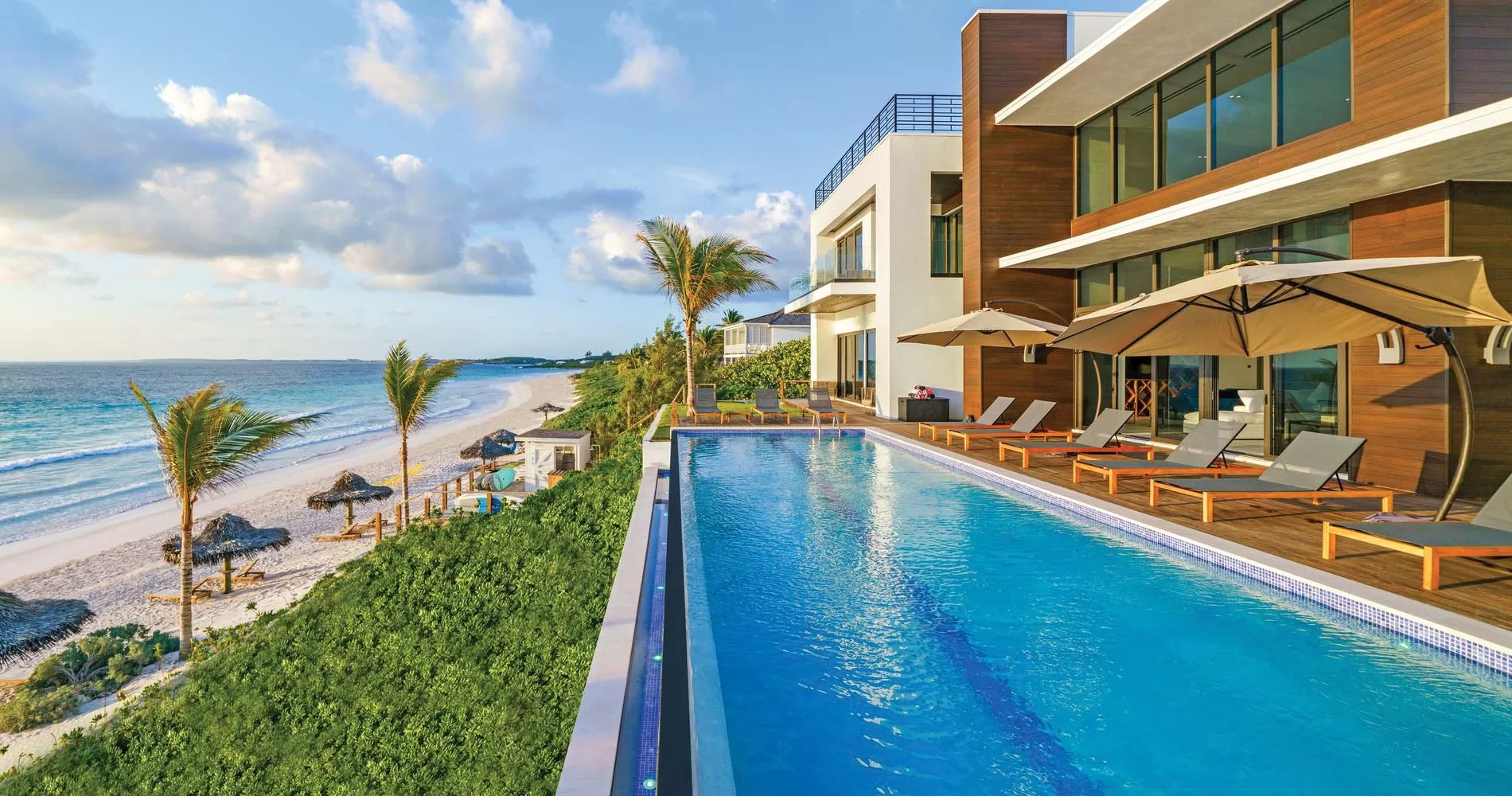 Harbour Island rental with pool La Palmeraie Bahamas